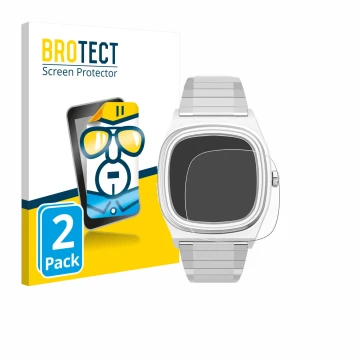 Parte frontale di una confezione del prodotto con il logo del marchio BROTECT. Accanto è raffigurato il dispositivo Timex Reis