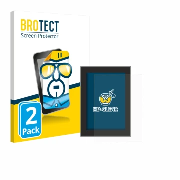 Parte frontale di una confezione del prodotto con il logo del marchio BROTECT. Accanto è raffigurato il dispositivo Volvo XC90