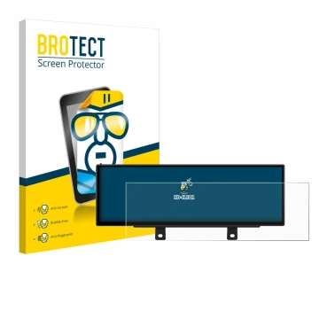 Parte frontale di una confezione del prodotto con il logo del marchio BROTECT. Accanto è raffigurato il dispositivo Xtrons QLB