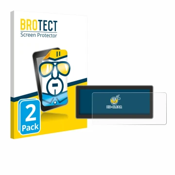 Parte frontale di una confezione del prodotto con il logo del marchio BROTECT. Accanto è raffigurato il dispositivo RSNAV Seri