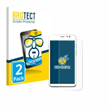 Parte frontale di una confezione del prodotto con il logo del marchio BROTECT. Accanto è raffigurato il dispositivo Pax CCV Fl