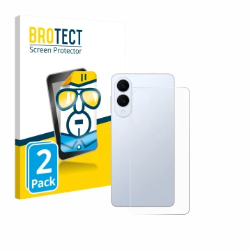 Parte frontale di una confezione del prodotto con il logo del marchio BROTECT. Accanto è raffigurato il dispositivo Samsung Ga