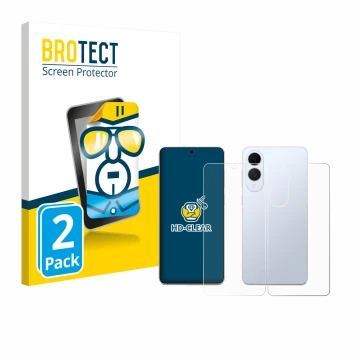 Parte frontale di una confezione del prodotto con il logo del marchio BROTECT. Accanto è raffigurato il dispositivo Samsung Ga