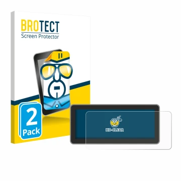 Parte frontale di una confezione del prodotto con il logo del marchio BROTECT. Accanto è raffigurato il dispositivo Vantrue Ne