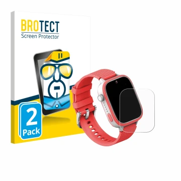 Parte frontale di una confezione del prodotto con il logo del marchio BROTECT. Accanto è raffigurato il dispositivo AngelTech 