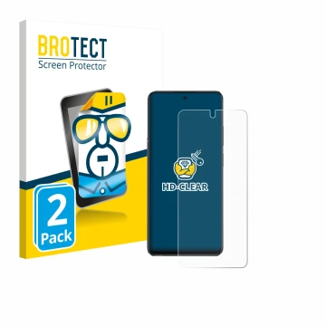 Parte frontale di una confezione del prodotto con il logo del marchio BROTECT. Accanto è raffigurato il dispositivo Oppo A40 c