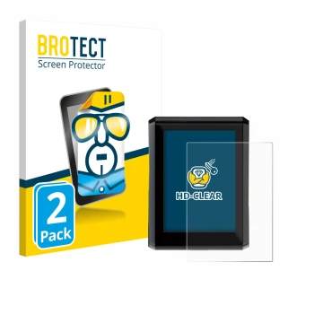 Parte frontale di una confezione del prodotto con il logo del marchio BROTECT. Accanto è raffigurato il dispositivo Shimano SC