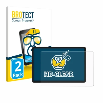 Parte frontale di una confezione del prodotto con il logo del marchio BROTECT. Accanto è raffigurato il dispositivo Tabwee T20