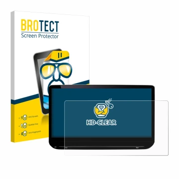 Parte frontale di una confezione del prodotto con il logo del marchio BROTECT. Accanto è raffigurato il dispositivo Skoda Octa