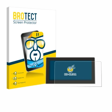 Parte frontale di una confezione del prodotto con il logo del marchio BROTECT. Accanto è raffigurato il dispositivo Volkswagen