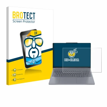 Parte frontale di una confezione del prodotto con il logo del marchio BROTECT. Accanto è raffigurato il dispositivo Lenovo Thi