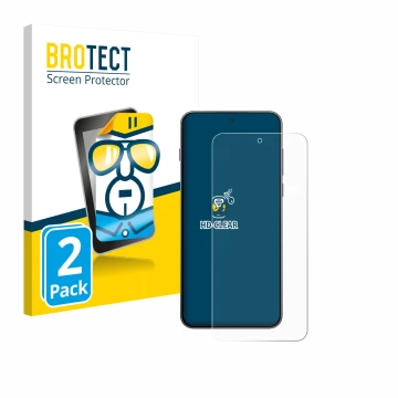 Parte frontale di una confezione del prodotto con il logo del marchio BROTECT. Accanto è raffigurato il dispositivo OnePlus No