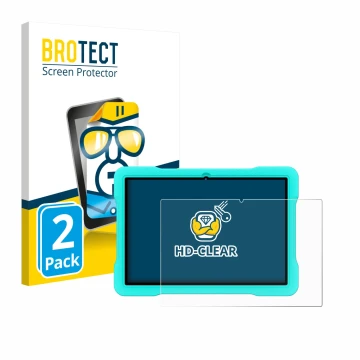 Parte frontale di una confezione del prodotto con il logo del marchio BROTECT. Accanto è raffigurato il dispositivo UJJ U8 con