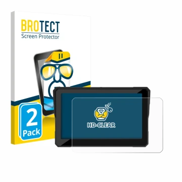 Parte frontale di una confezione del prodotto con il logo del marchio BROTECT. Accanto è raffigurato il dispositivo Carpuride 