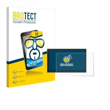 Parte frontale di una confezione del prodotto con il logo del marchio BROTECT. Accanto è raffigurato il dispositivo Leapmotor 