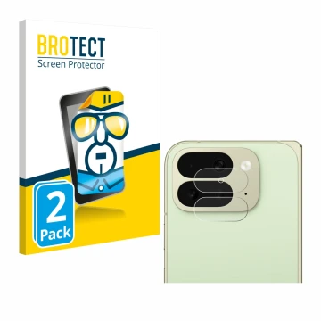 Parte frontale di una confezione del prodotto con il logo del marchio BROTECT. Accanto è raffigurato il dispositivo Google Pix