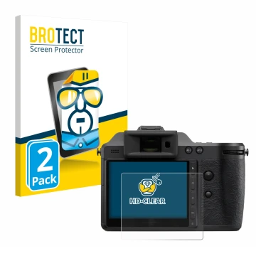 Parte frontale di una confezione del prodotto con il logo del marchio BROTECT. Accanto è raffigurato il dispositivo Hasselblad