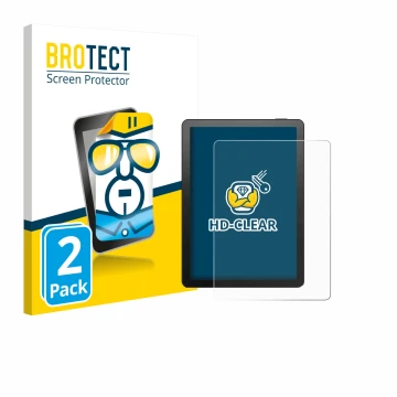 Parte frontale di una confezione del prodotto con il logo del marchio BROTECT. Accanto è raffigurato il dispositivo Bigme B6 C