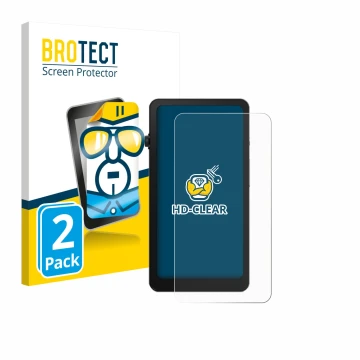 Parte frontale di una confezione del prodotto con il logo del marchio BROTECT. Accanto è raffigurato il dispositivo DuRoBo Kro