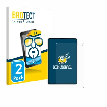 Parte frontale di una confezione del prodotto con il logo del marchio BROTECT. Accanto è raffigurato il dispositivo Huawei Mat