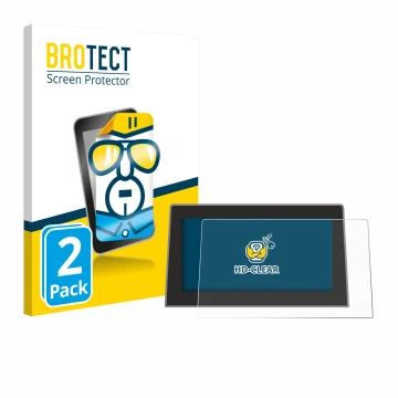 Parte frontale di una confezione del prodotto con il logo del marchio BROTECT. Accanto è raffigurato il dispositivo Jeep Compa