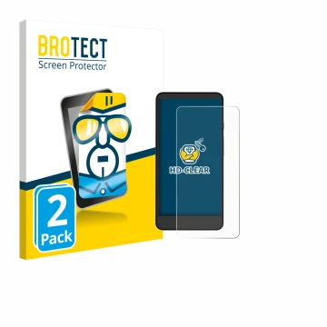 Parte frontale di una confezione del prodotto con il logo del marchio BROTECT. Accanto è raffigurato il dispositivo Xiaomi Moa