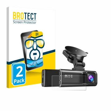 Parte frontale di una confezione del prodotto con il logo del marchio BROTECT. Accanto è raffigurato il dispositivo Redtiger F