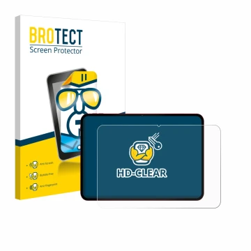 Parte frontale di una confezione del prodotto con il logo del marchio BROTECT. Accanto è raffigurato il dispositivo Teclast T6