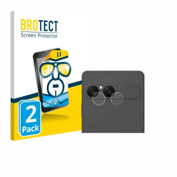 Parte frontale di una confezione del prodotto con il logo del marchio BROTECT. Accanto è raffigurato il dispositivo Sony Xperi