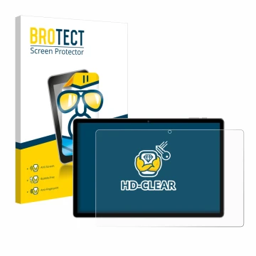 Parte frontale di una confezione del prodotto con il logo del marchio BROTECT. Accanto è raffigurato il dispositivo RUSHAR A14