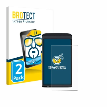 Parte frontale di una confezione del prodotto con il logo del marchio BROTECT. Accanto è raffigurato il dispositivo Vasco Tran