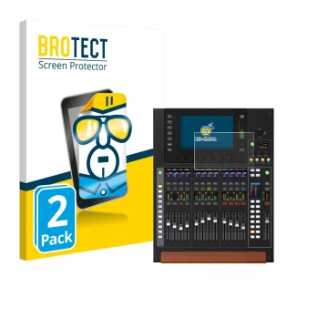 Parte frontale di una confezione del prodotto con il logo del marchio BROTECT. Accanto è raffigurato il dispositivo Behringer 