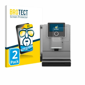 Parte frontale di una confezione del prodotto con il logo del marchio BROTECT. Accanto è raffigurato il dispositivo Nivona NIC