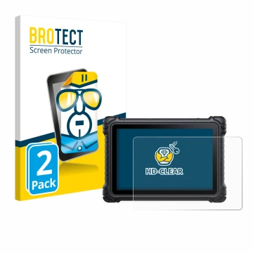 Parte frontale di una confezione del prodotto con il logo del marchio BROTECT. Accanto è raffigurato il dispositivo iCarsoft C