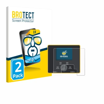 Parte frontale di una confezione del prodotto con il logo del marchio BROTECT. Accanto è raffigurato il dispositivo Junsi iCha