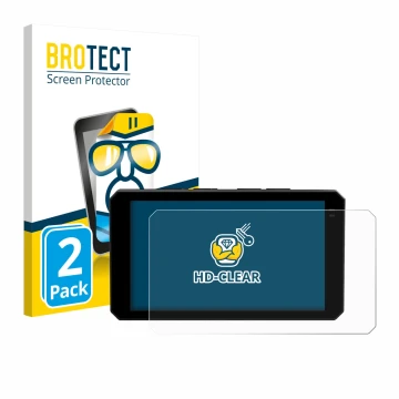 Parte frontale di una confezione del prodotto con il logo del marchio BROTECT. Accanto è raffigurato il dispositivo Chigee AIO