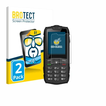 Parte frontale di una confezione del prodotto con il logo del marchio BROTECT. Accanto è raffigurato il dispositivo Hammer Roc