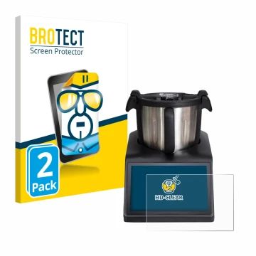 Parte frontale di una confezione del prodotto con il logo del marchio BROTECT. Accanto è raffigurato il dispositivo Ufesa Tota
