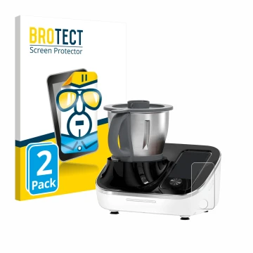 Parte frontale di una confezione del prodotto con il logo del marchio BROTECT. Accanto è raffigurato il dispositivo TOKIT Omni