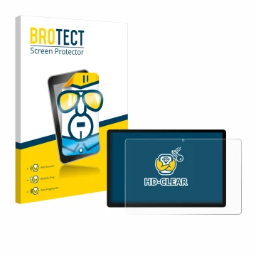 Parte frontale di una confezione del prodotto con il logo del marchio BROTECT. Accanto è raffigurato il dispositivo Doogee U13