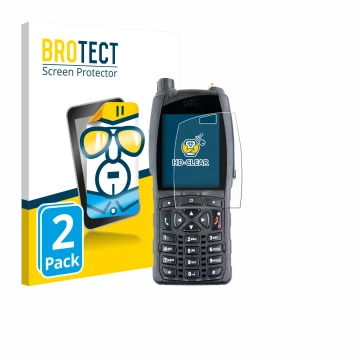 Parte frontale di una confezione del prodotto con il logo del marchio BROTECT. Accanto è raffigurato il dispositivo Sepura SC2
