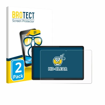 Parte frontale di una confezione del prodotto con il logo del marchio BROTECT. Accanto è raffigurato il dispositivo Lenovo Ide