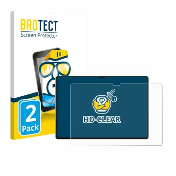 Parte frontale di una confezione del prodotto con il logo del marchio BROTECT. Accanto è raffigurato il dispositivo Huawei Mat