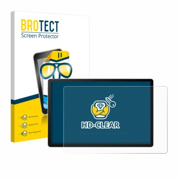 Parte frontale di una confezione del prodotto con il logo del marchio BROTECT. Accanto è raffigurato il dispositivo Wacom Movi