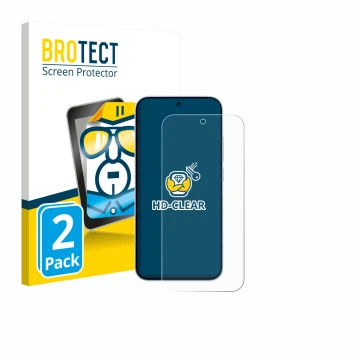 Parte frontale di una confezione del prodotto con il logo del marchio BROTECT. Accanto è raffigurato il dispositivo Oppo Reno 