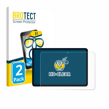 Parte frontale di una confezione del prodotto con il logo del marchio BROTECT. Accanto è raffigurato il dispositivo Xiaomi Poc