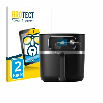 Parte frontale di una confezione del prodotto con il logo del marchio BROTECT. Accanto è raffigurato il dispositivo Philips Ai