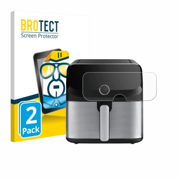Parte frontale di una confezione del prodotto con il logo del marchio BROTECT. Accanto è raffigurato il dispositivo Tefal Easy