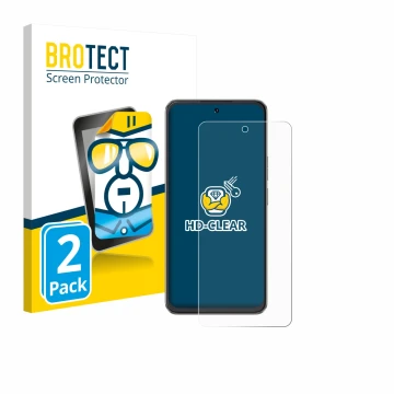 Parte frontale di una confezione del prodotto con il logo del marchio BROTECT. Accanto è raffigurato il dispositivo Cubot Note