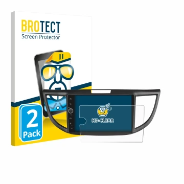 Parte frontale di una confezione del prodotto con il logo del marchio BROTECT. Accanto è raffigurato il dispositivo Joying Car
